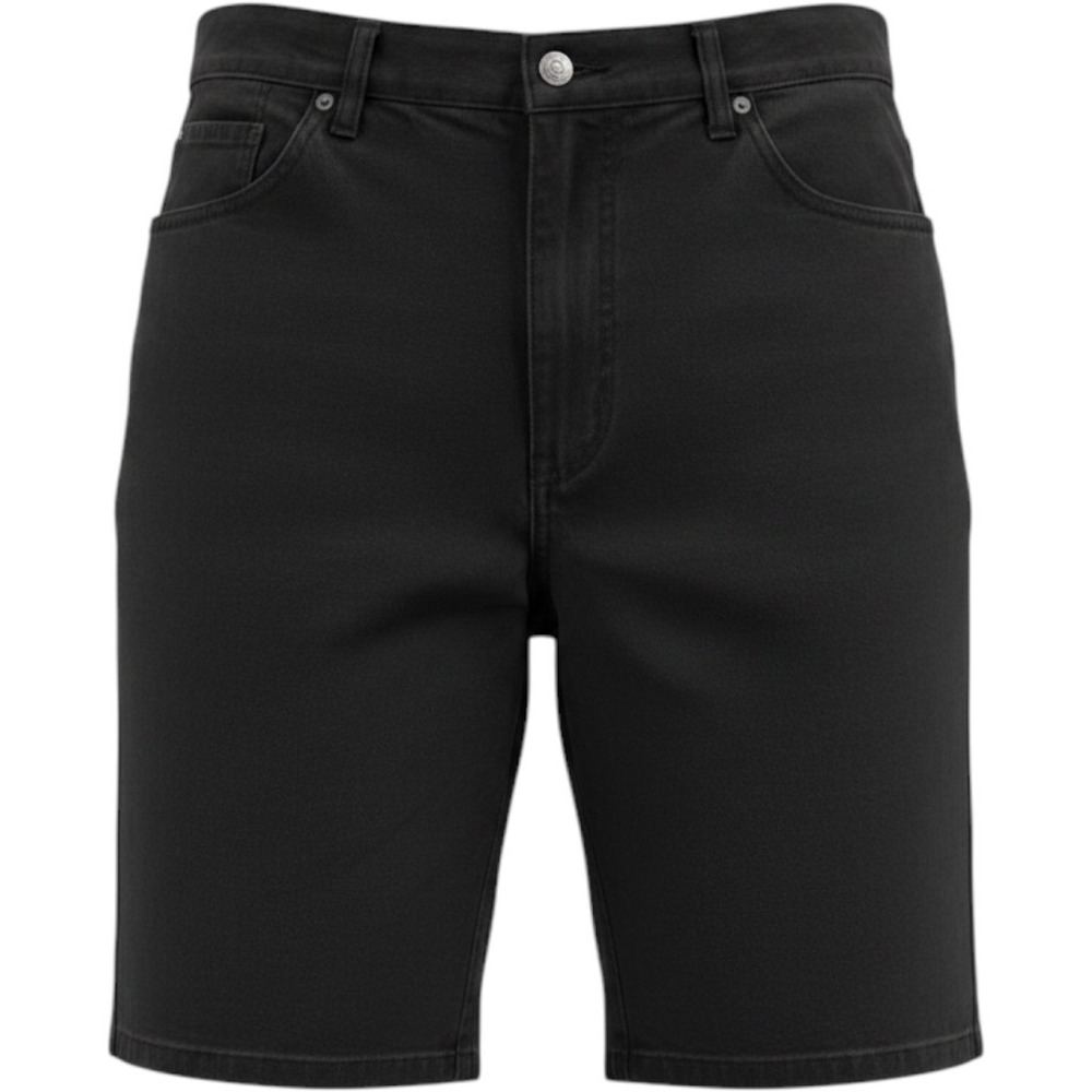 Bay Street Clothing Co Denim Shorts Womens 16 Black High Rise Cotton Made in USA